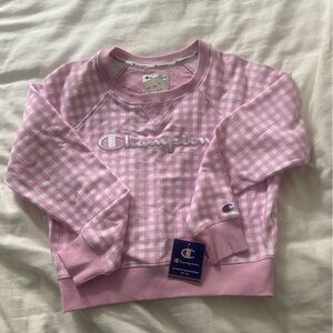 Champions crop sweatshirt. Medium
